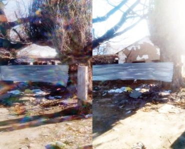Дом на углу ул.Казахстанская и ул.Гаухар-Ана, превратился в мусорку, водители устроили стоянку. Ужасная грязь, вонь и разгром.